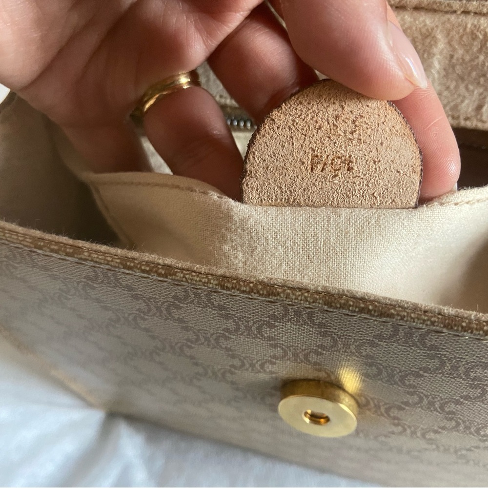 RARE CELINE VINTAGE HANDLE MACADAM BAG 
*Collector's item* - Picture 12 of 17